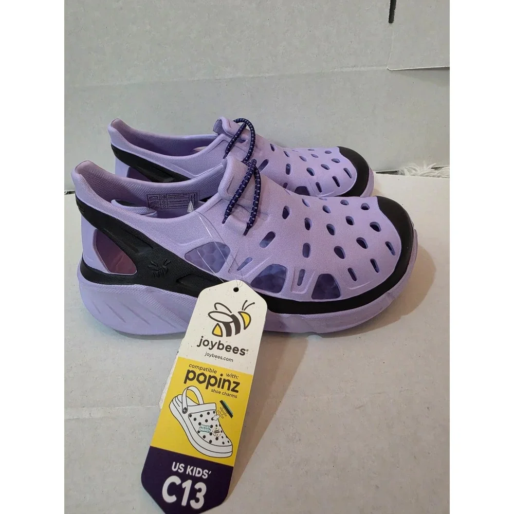 BNWT Joybees Kids Trekking Shoe Pastel Lilac/Enchantment Water Clog Size 13